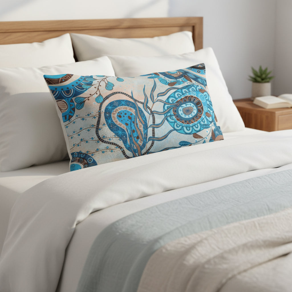 Aquatic Mandala Pillowcase