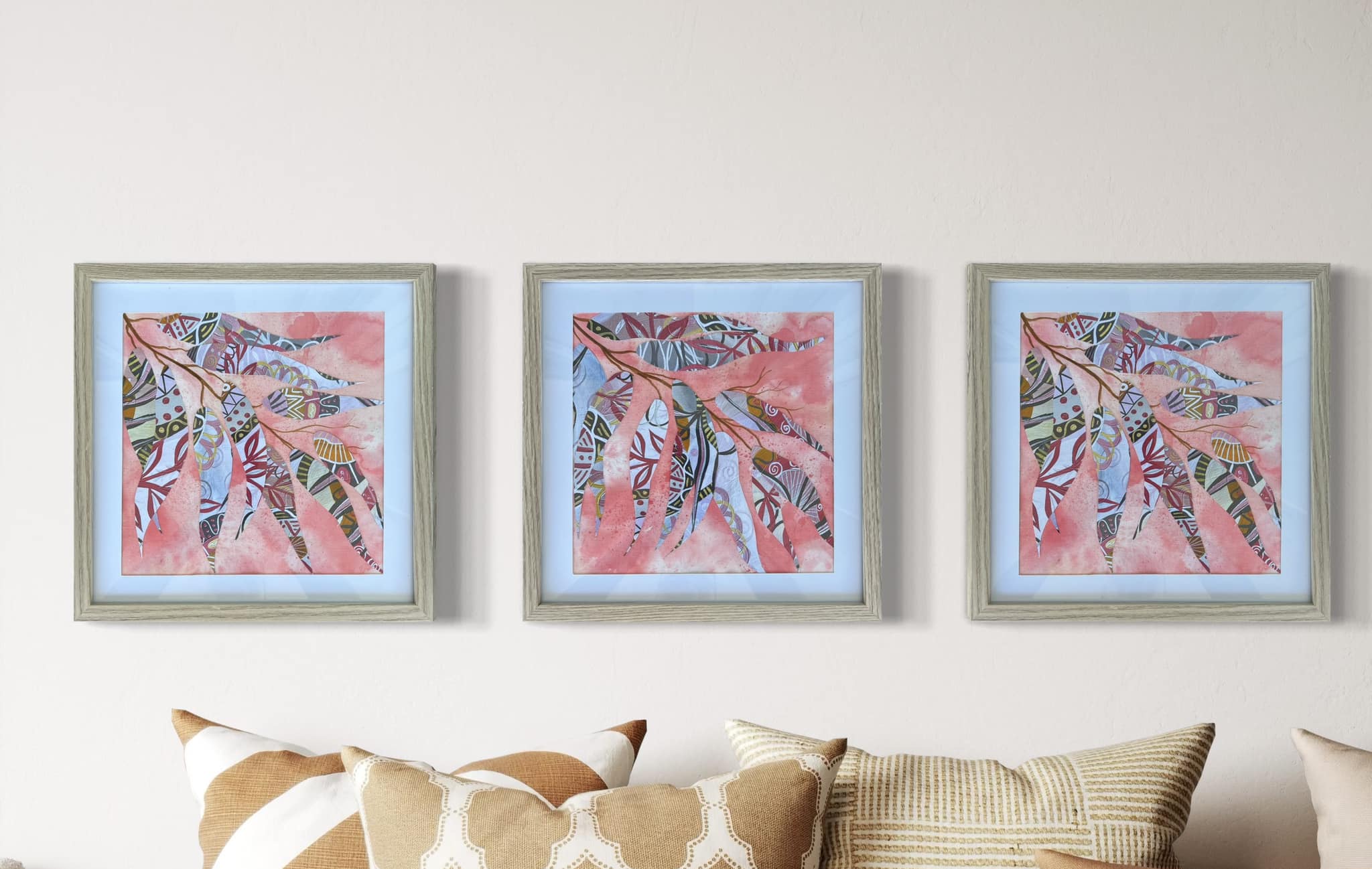 Blush Foliage Trio - Vicki Maree Creative