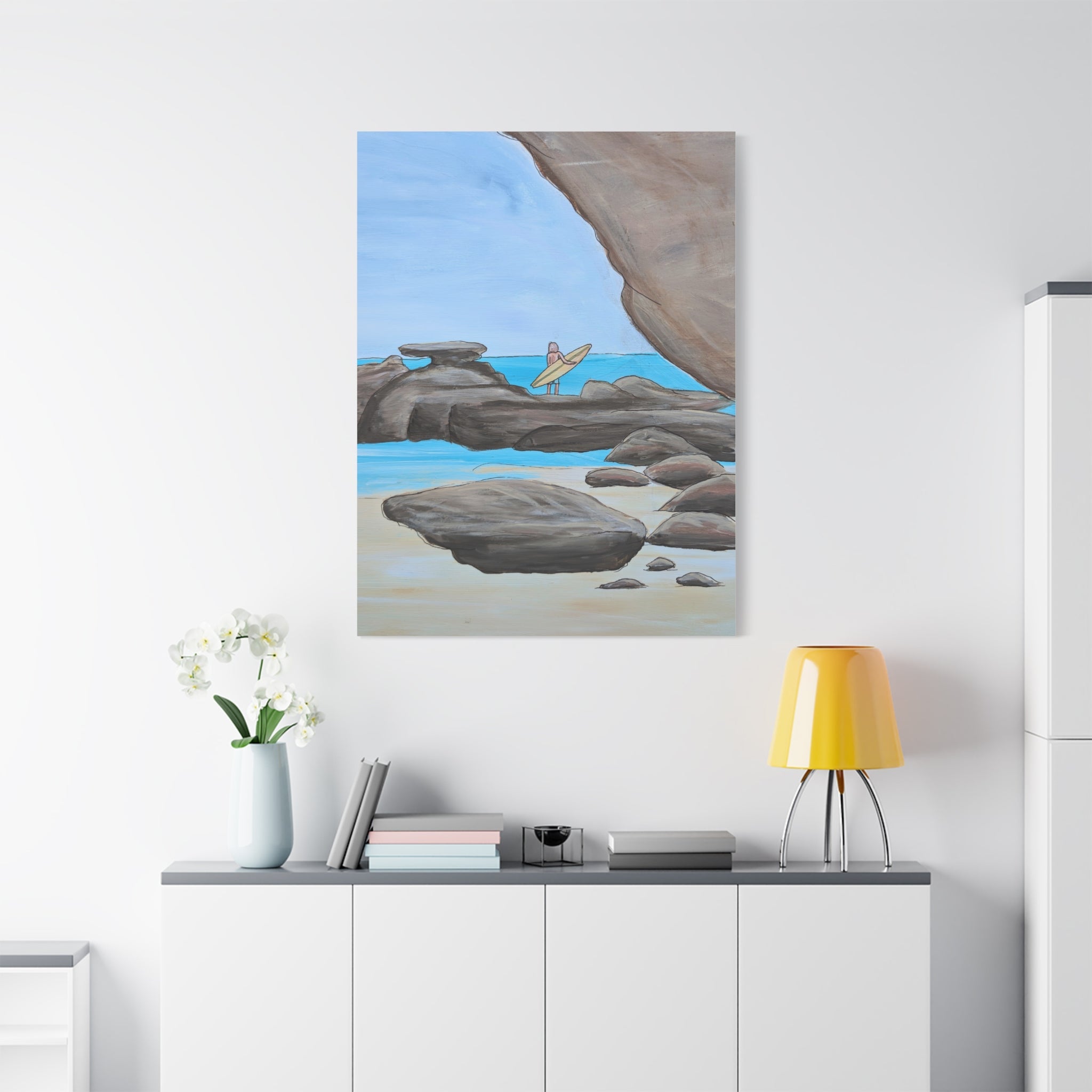 Caves Beach Surfer - Vicki Maree Creative