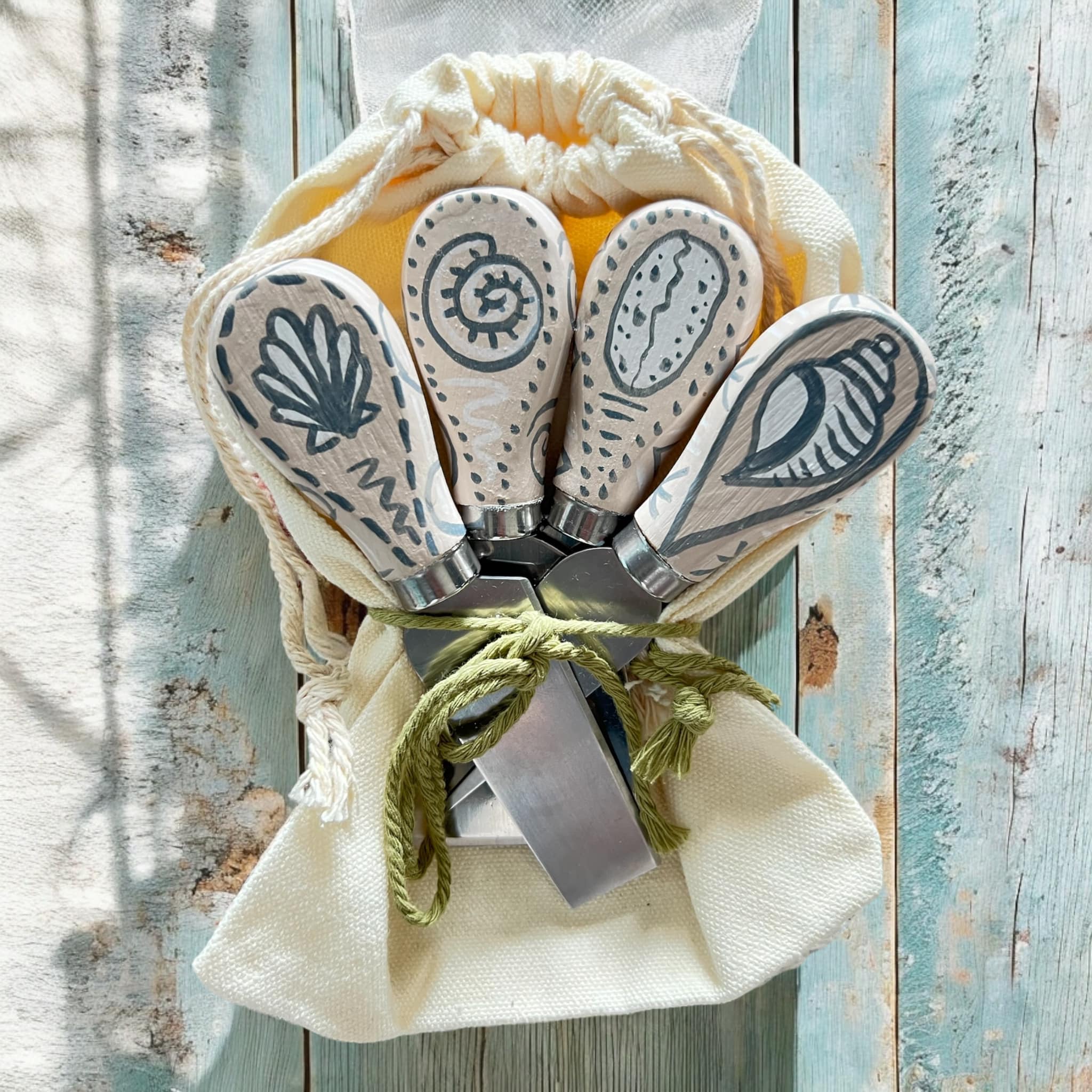 Coastal Compass Lasy Susan Set - Vicki Maree Creative