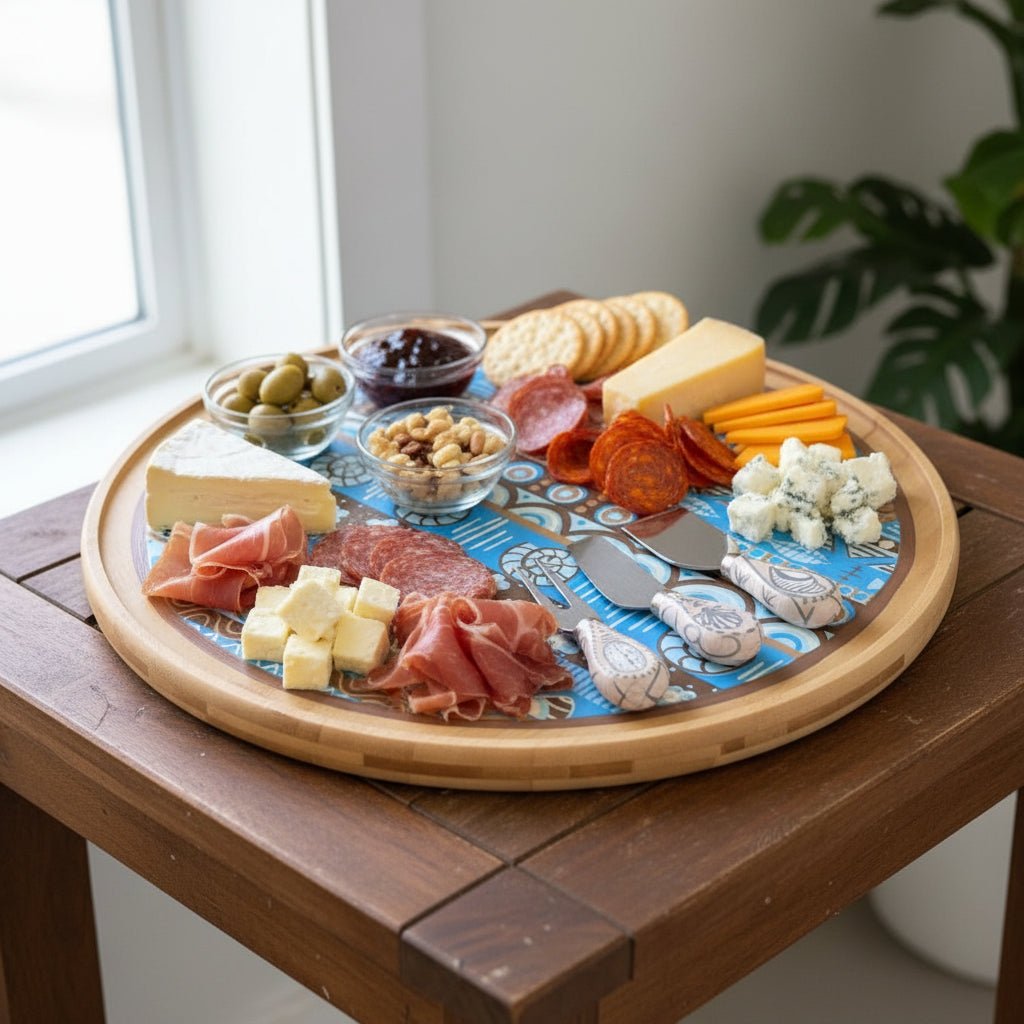 Coastal Compass Lasy Susan Set - Vicki Maree Creative