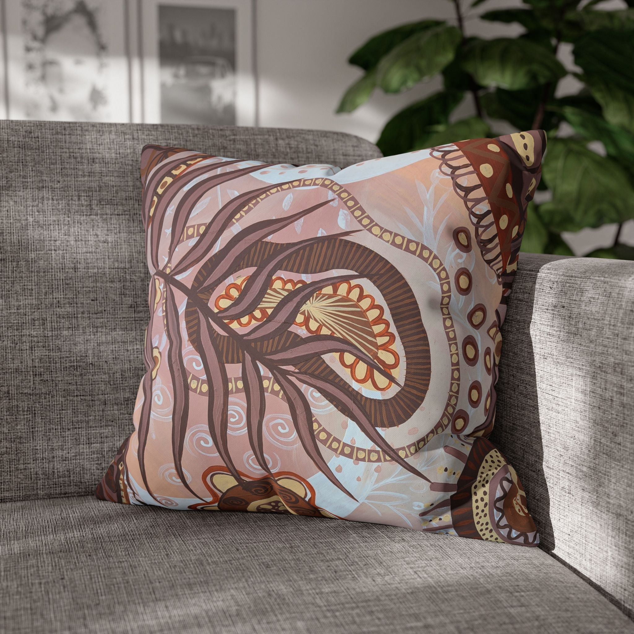 Desert Bloom Cushion Cover - Vicki Maree Creative