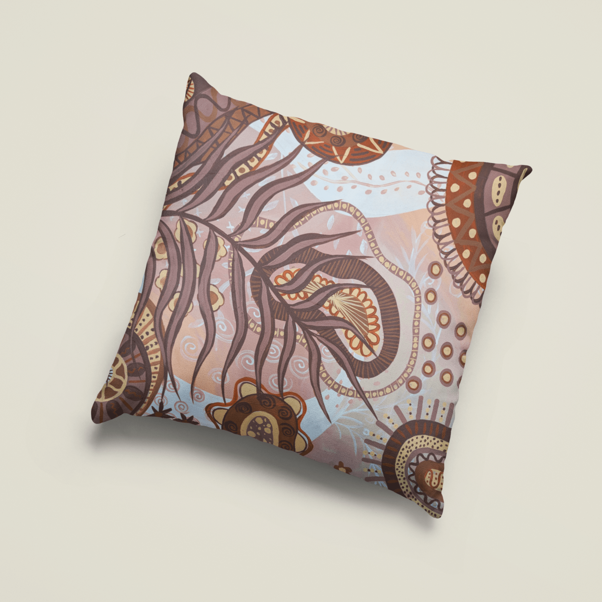 Desert Bloom Cushion Cover - Vicki Maree Creative