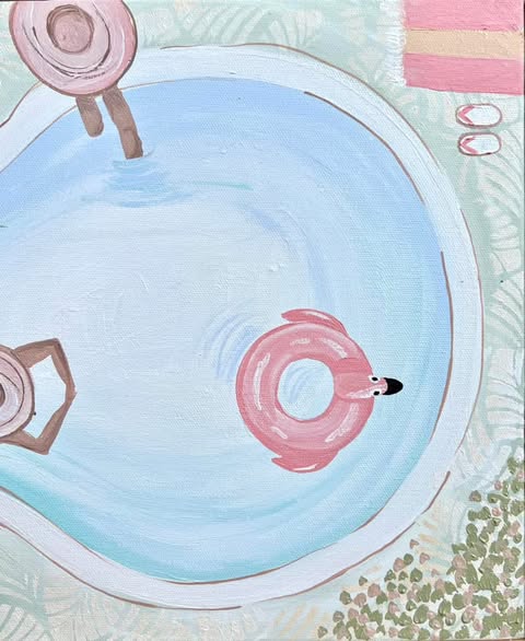 Flamingo Lounge - Vicki Maree Creative