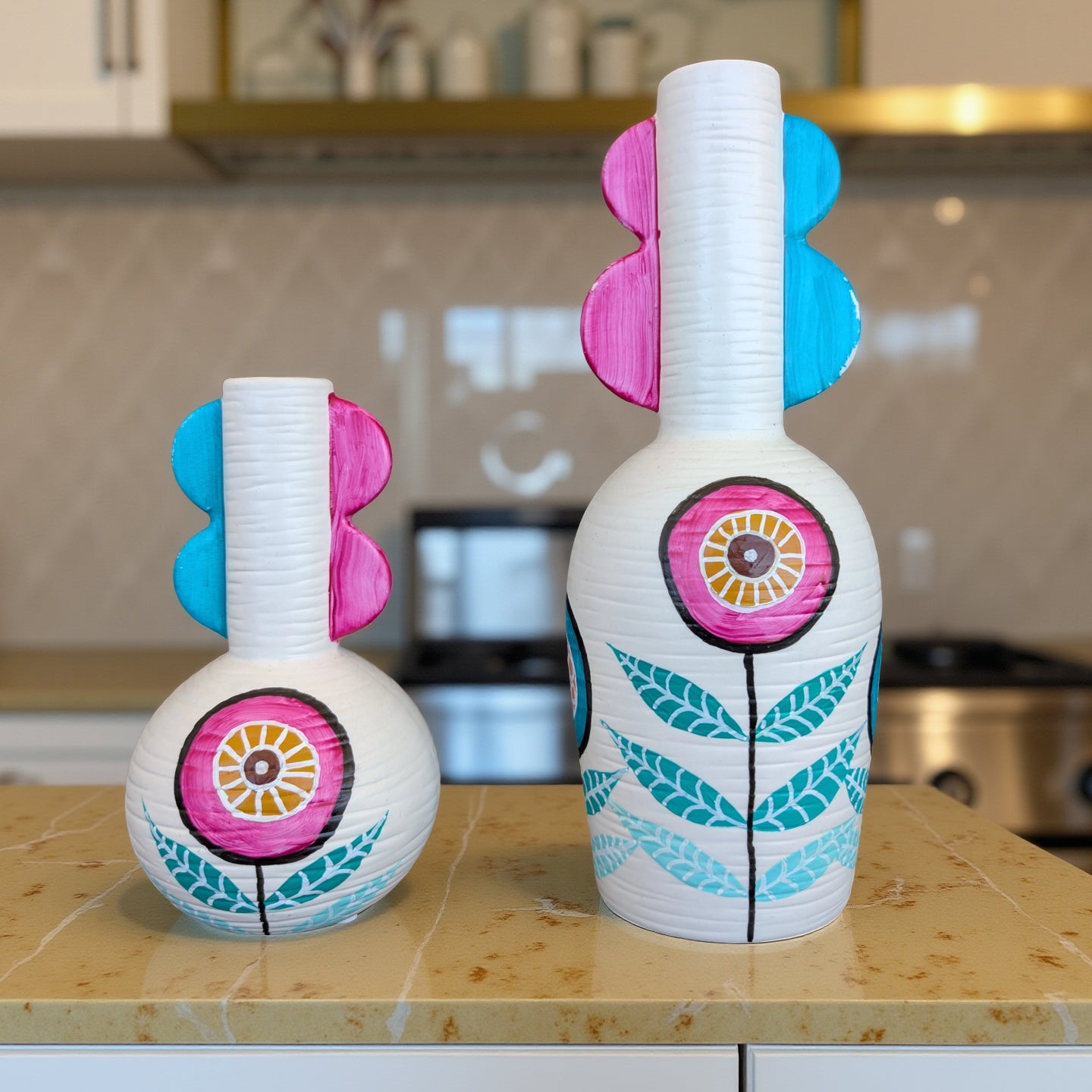 Fleur Sculptural Vases - Vicki Maree Creative