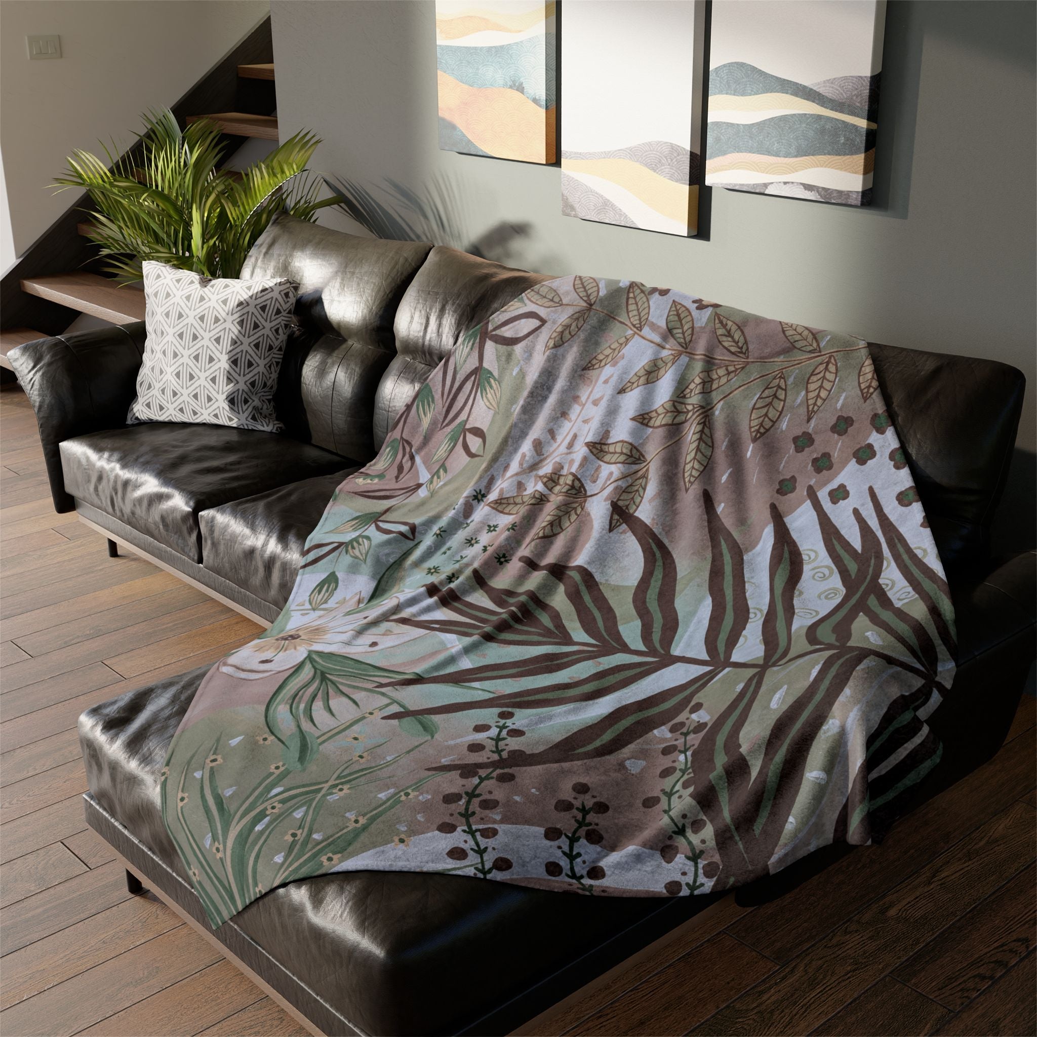 Grounded Beauty Throw Blanket - Vicki Maree Creative