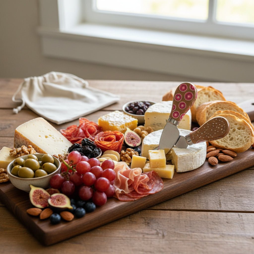 Hand - Painted Cheese Knife Sets - Vicki Maree Creative