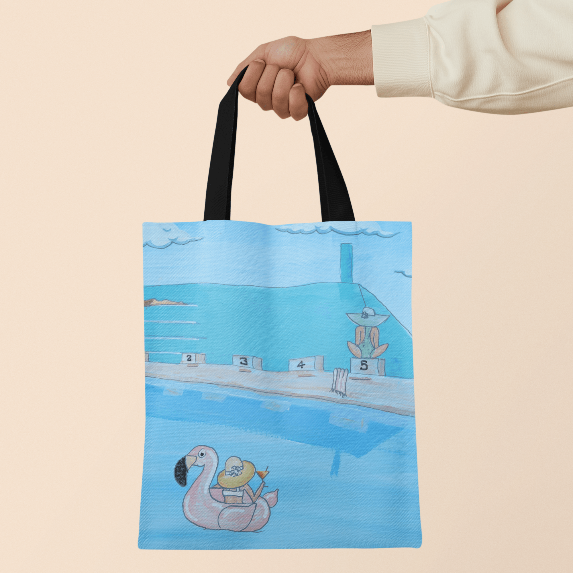 Laidback Summer Canvas Tote - Vicki Maree Creative