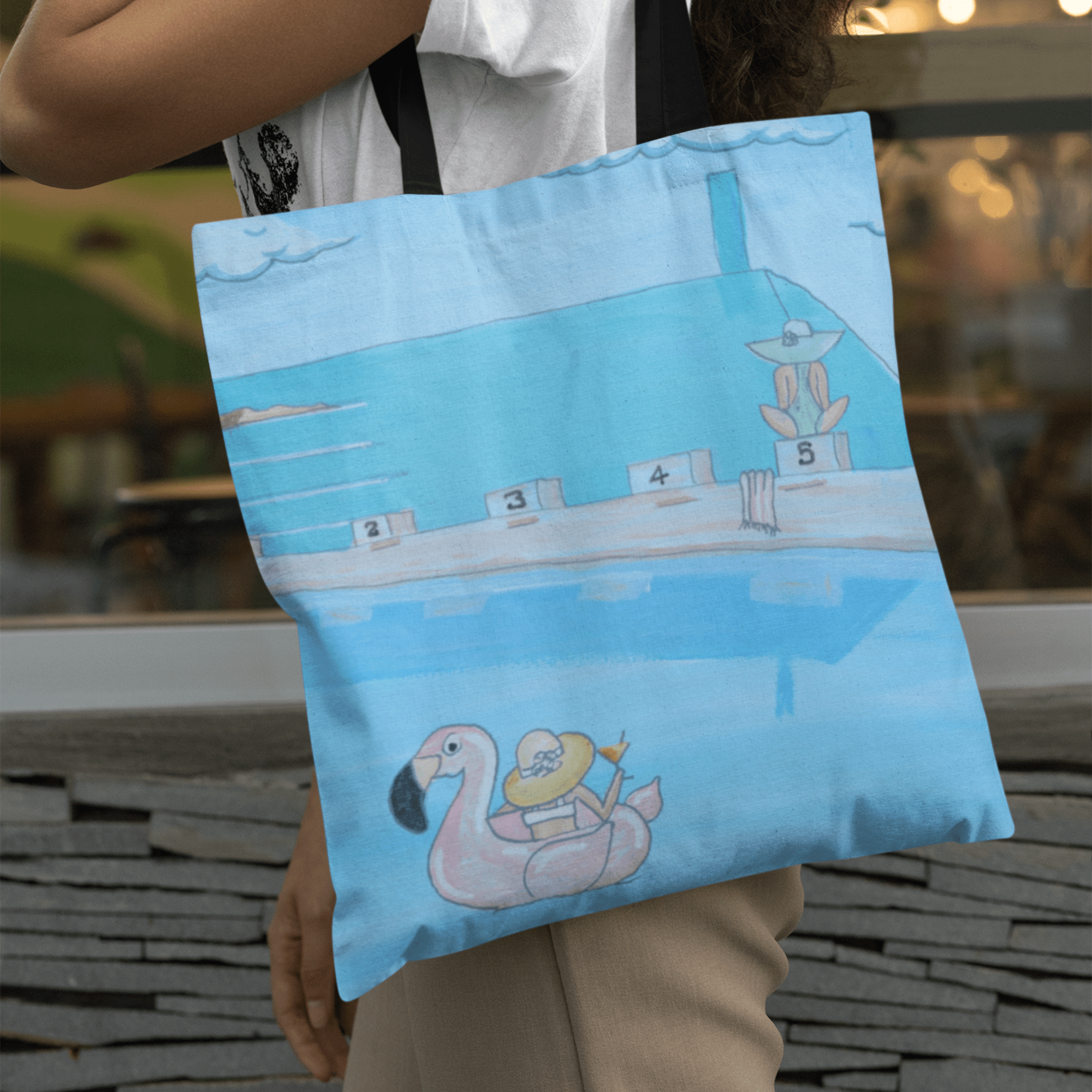 Laidback Summer Canvas Tote - Vicki Maree Creative