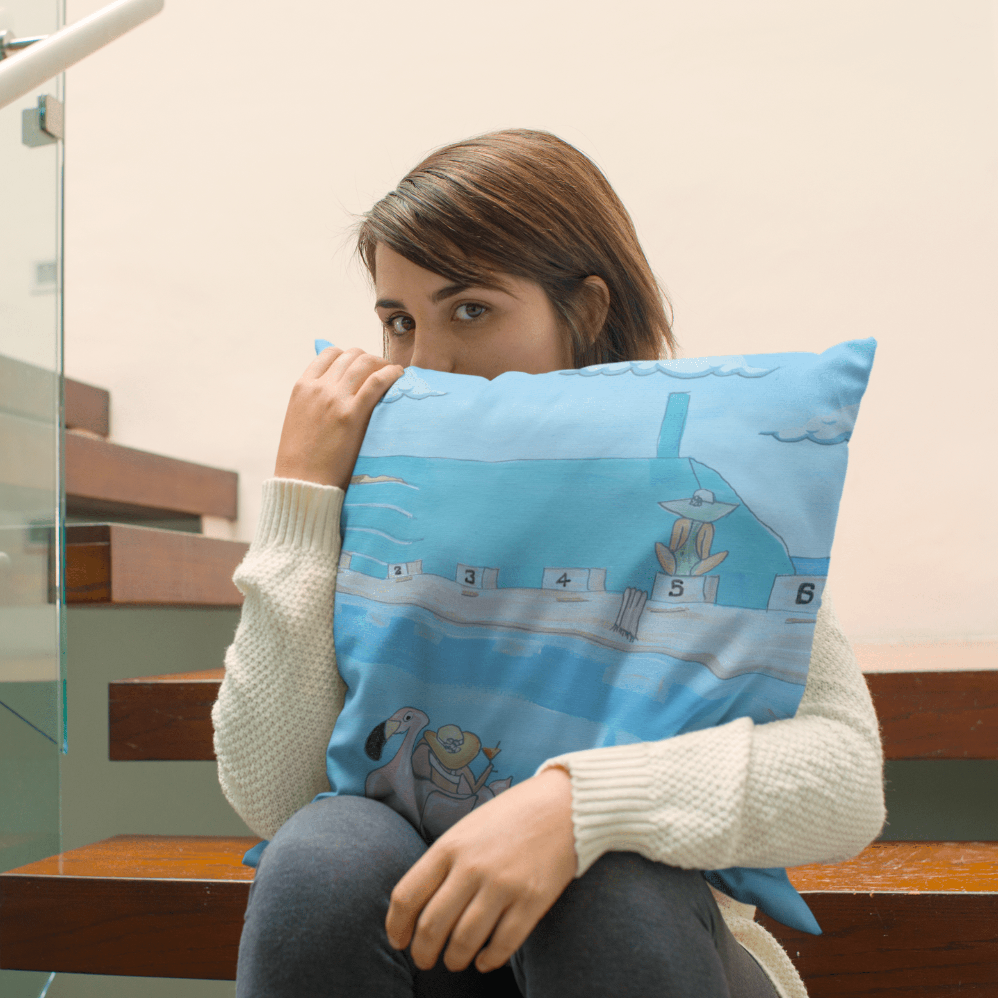 Laidback Summer Cushion Cover - Vicki Maree Creative