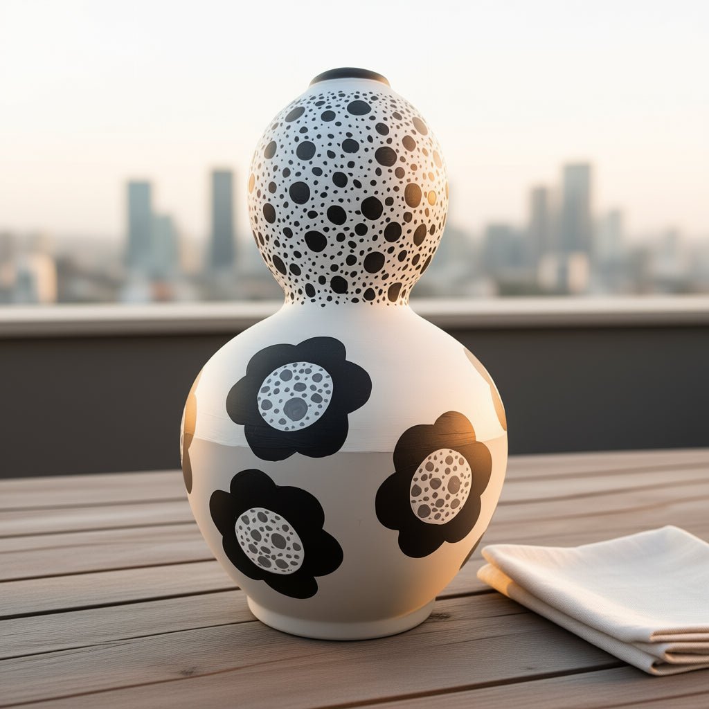 Monochrome Bloom Vase - Vicki Maree Creative