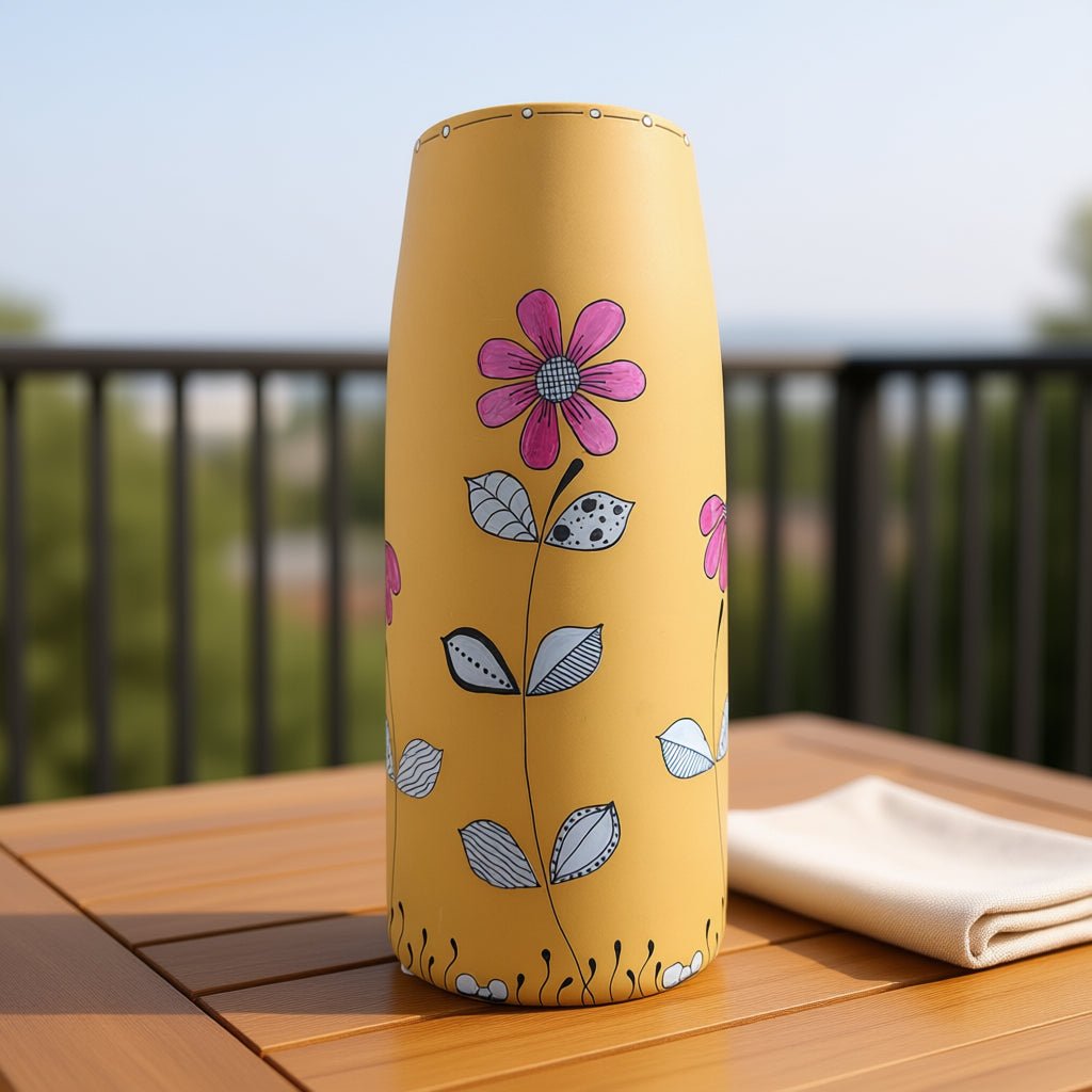 Mustard Meadow Vase - Vicki Maree Creative