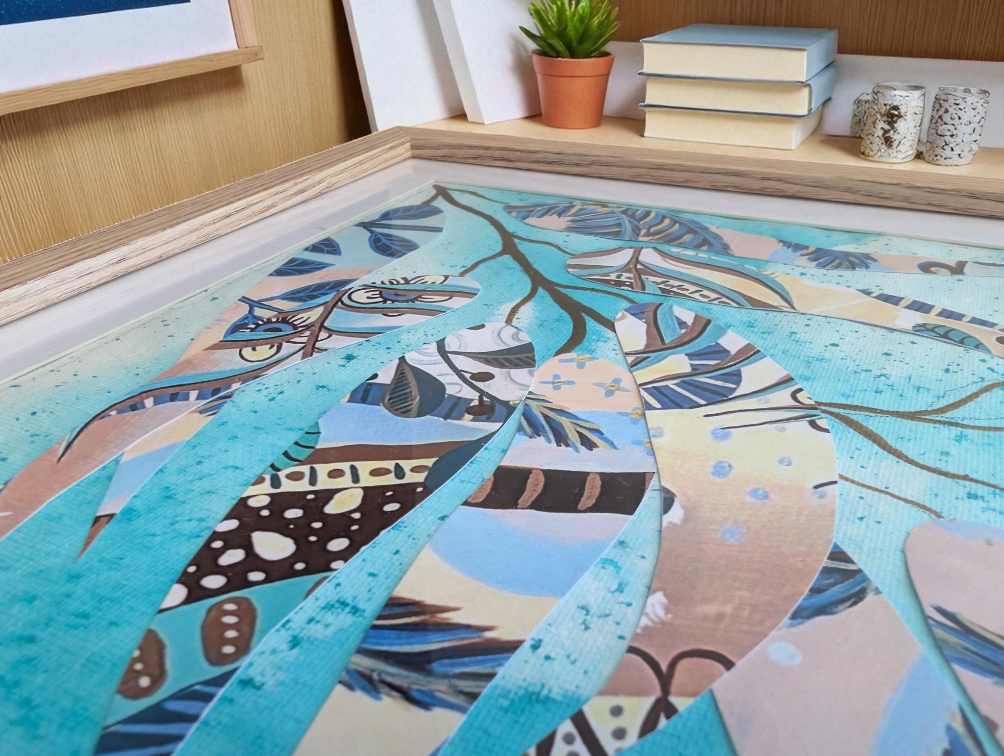 Ocean Eucalyptus Trio - Vicki Maree Creative