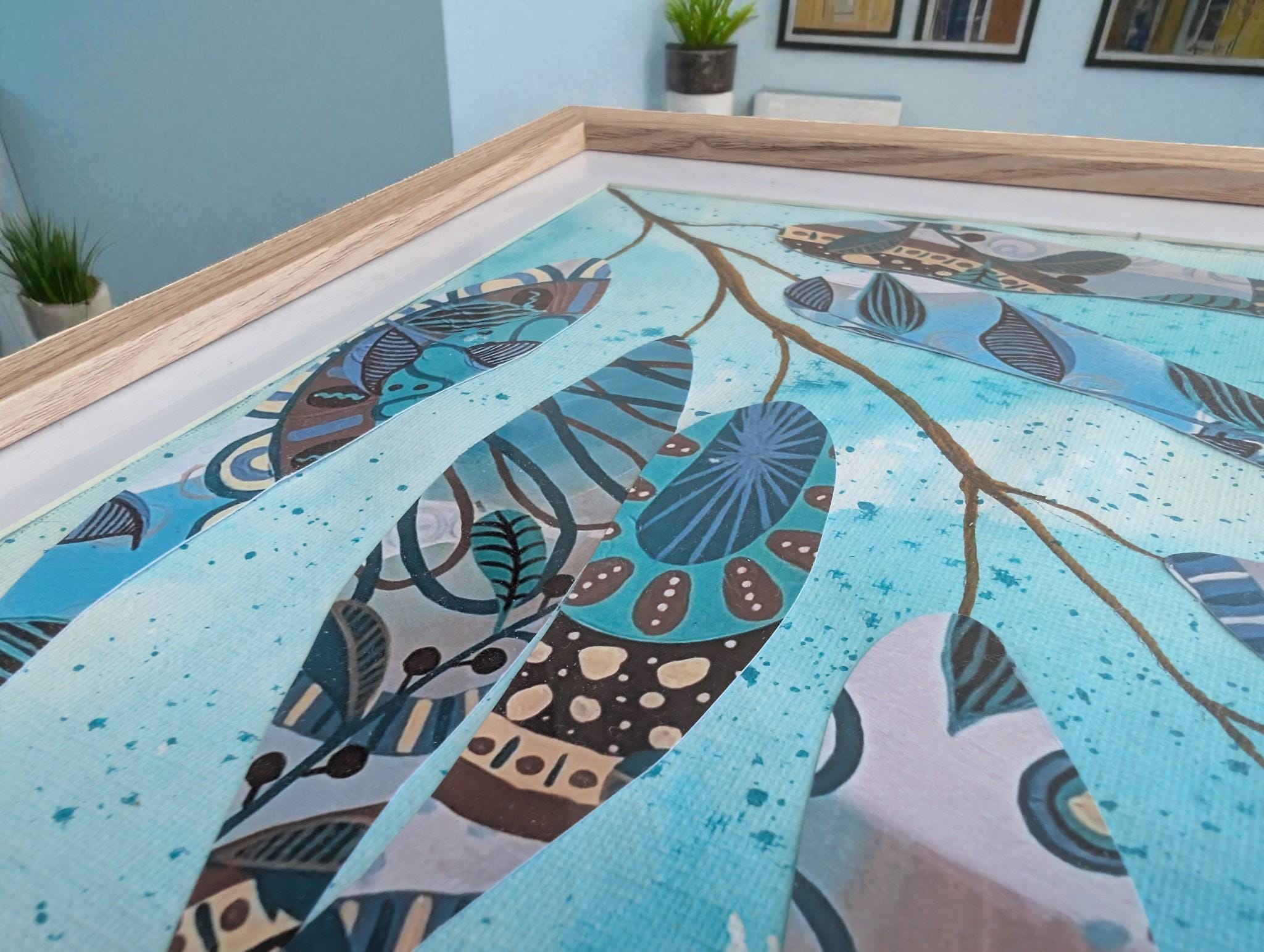 Ocean Eucalyptus Trio - Vicki Maree Creative