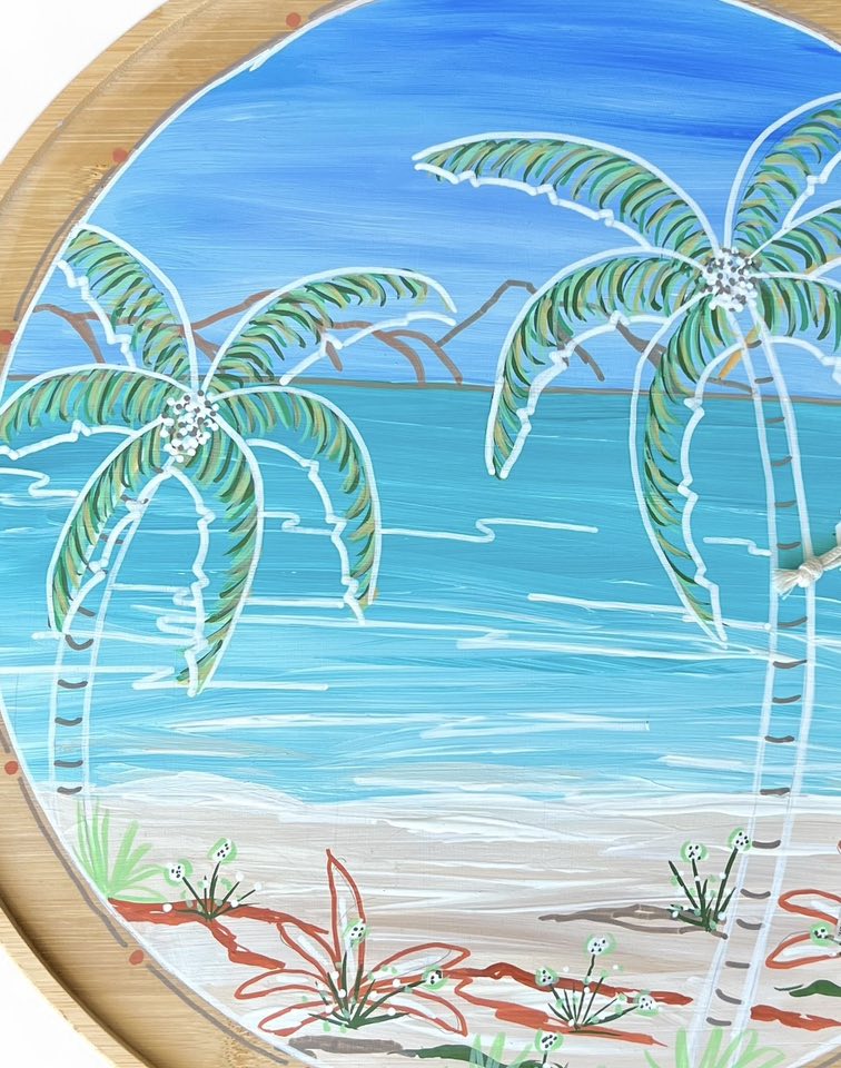 Palm Paradise Lasy Susan Set - Vicki Maree Creative