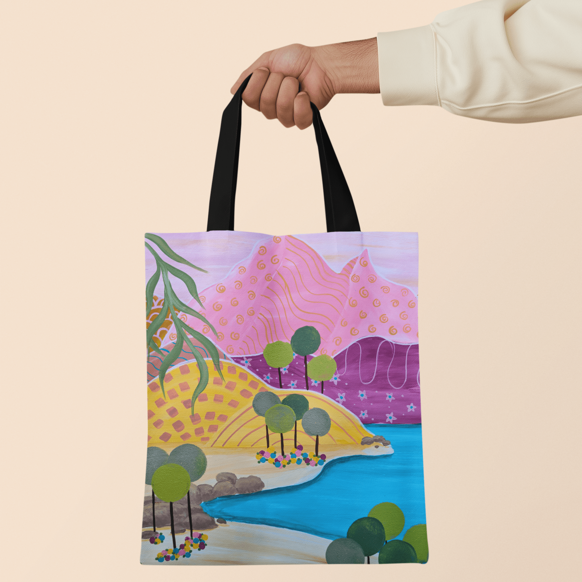 Pastel Dreamland Canvas Tote - Vicki Maree Creative