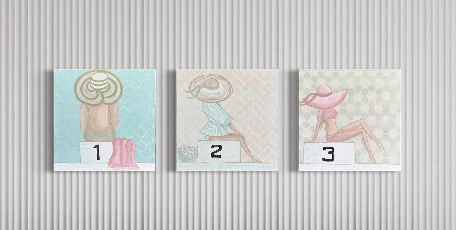 Poolside Retreat Trio - Vicki Maree Creative