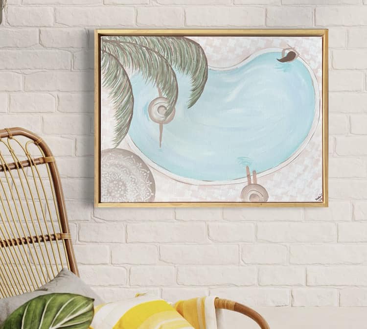 Poolside Serenity - Vicki Maree Creative