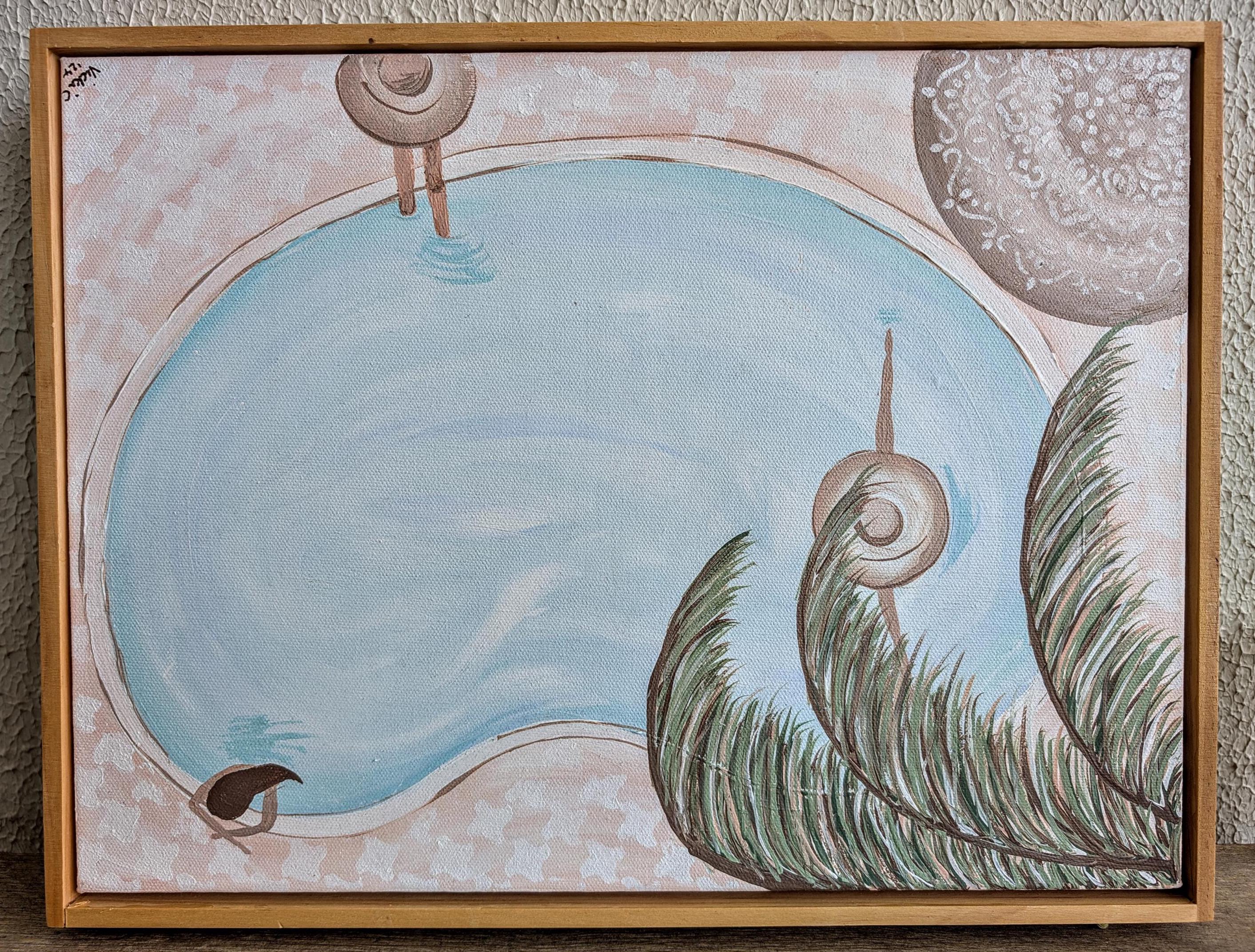 Poolside Serenity - Vicki Maree Creative