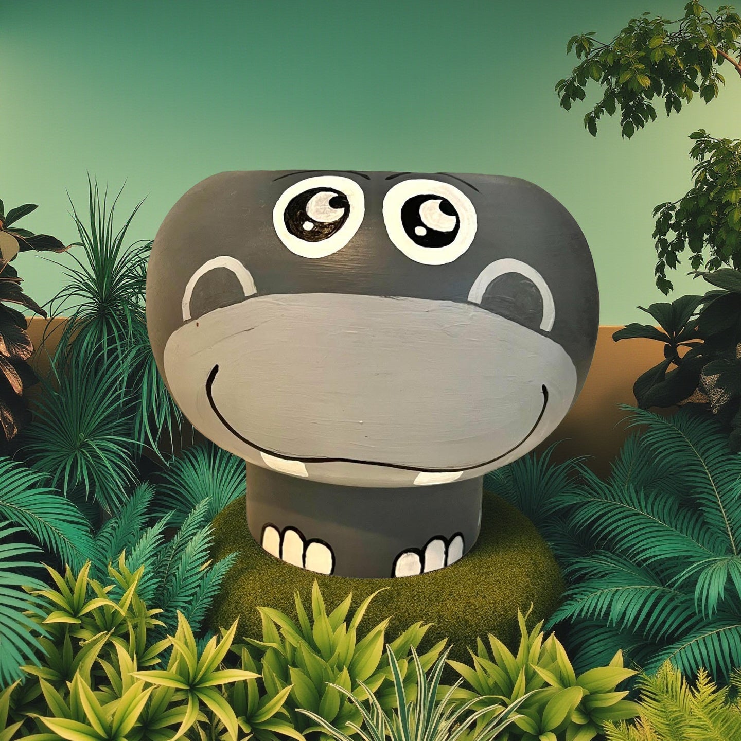 The Happy Hippo Pothead - Vicki Maree Creative