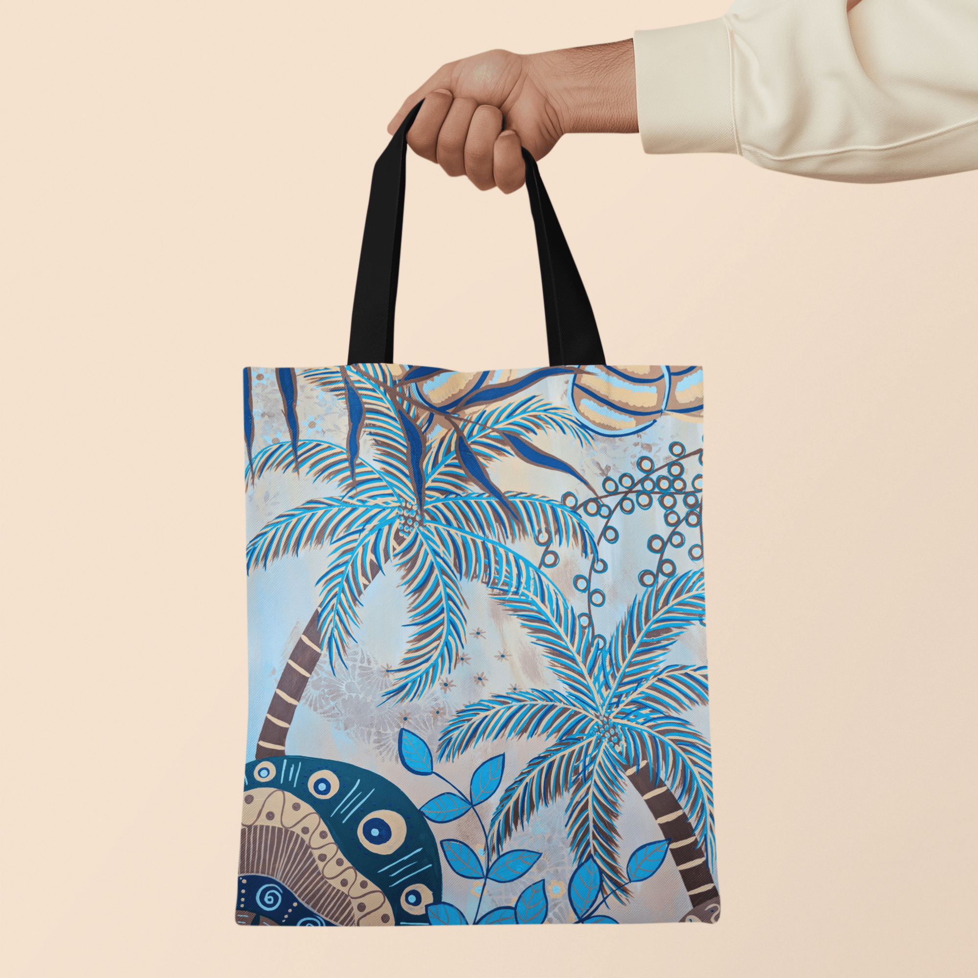 Tropical Grandeur Canvas Tote - Vicki Maree Creative
