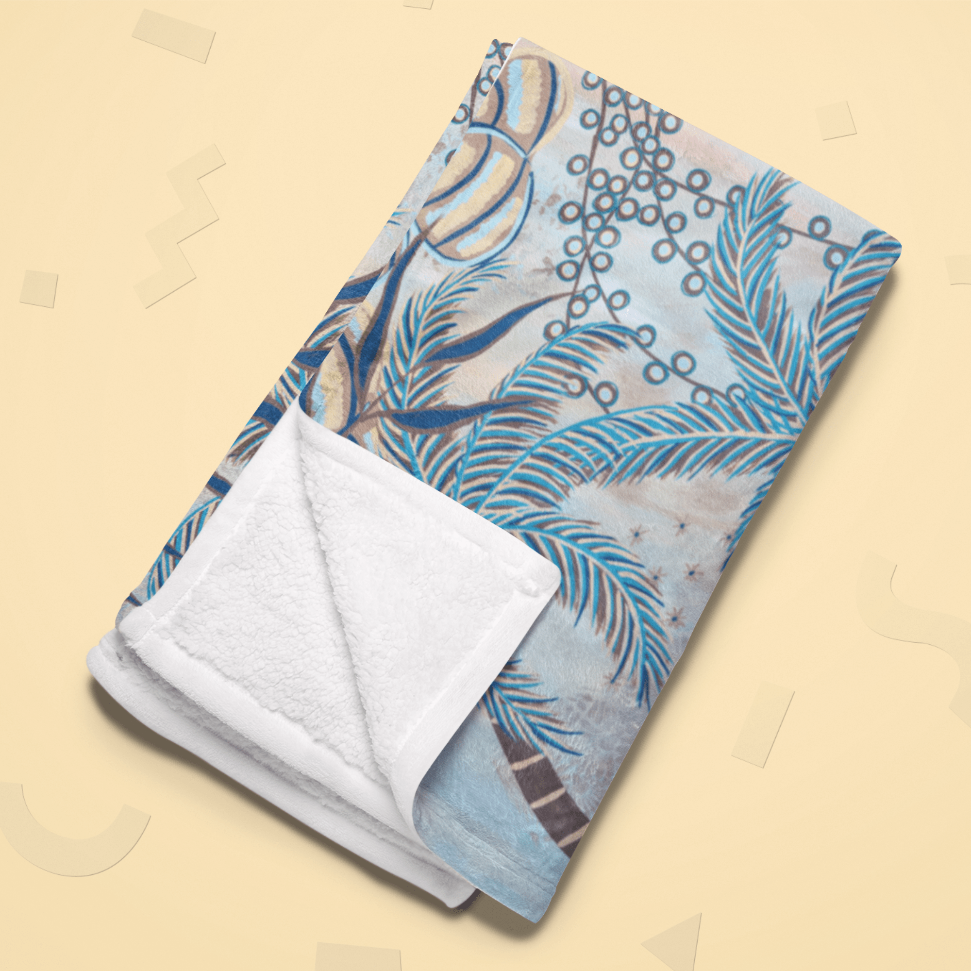 Tropical Grandeur Throw Blanket - Vicki Maree Creative