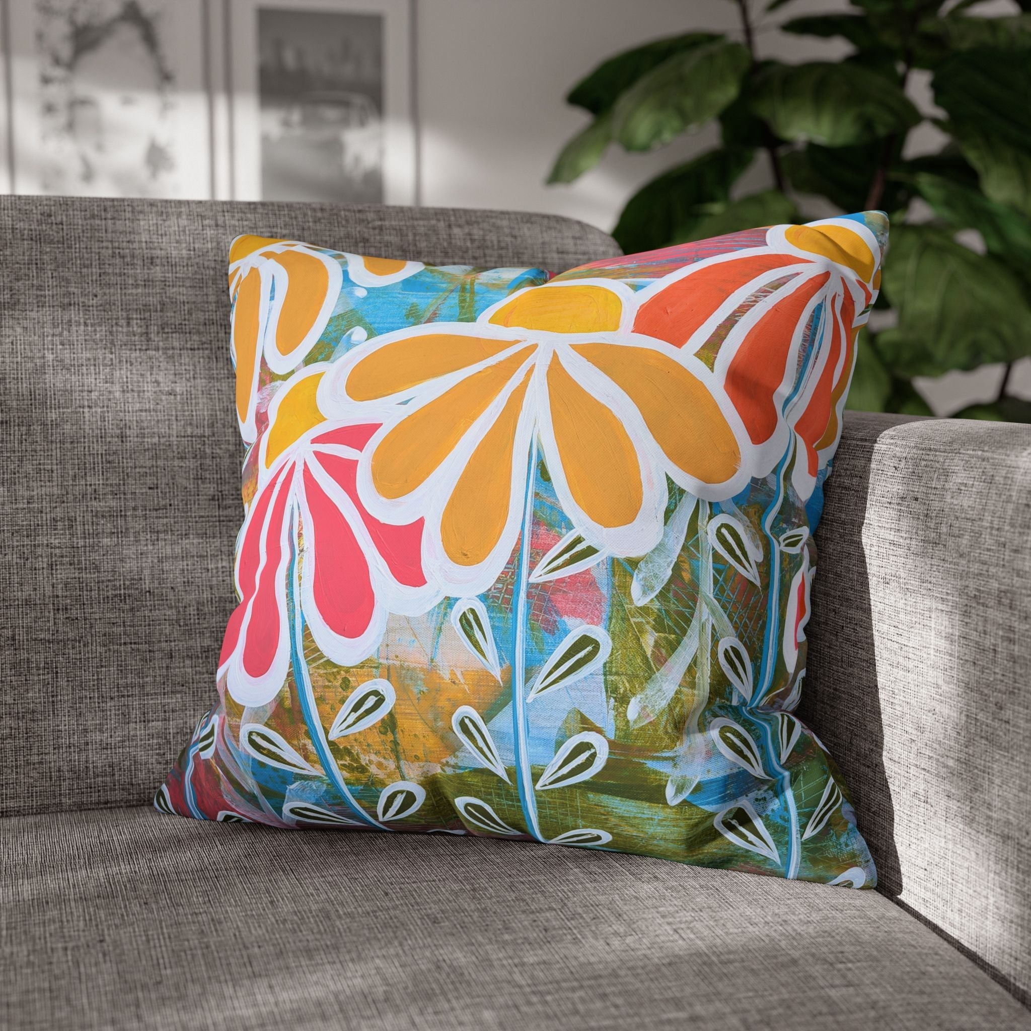Wildflower Patch Cushion Cover - Vicki Maree Creative